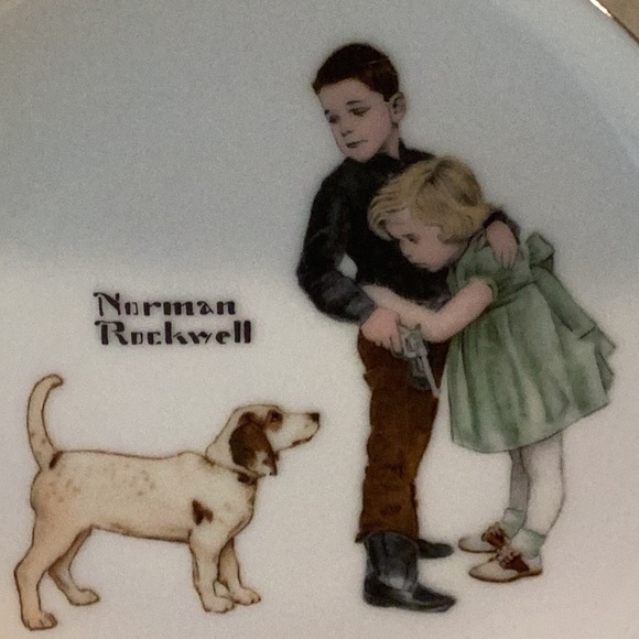 Norman Rockwell “Big Brother” Collector Plate - Vintage - Picture 4 of 4